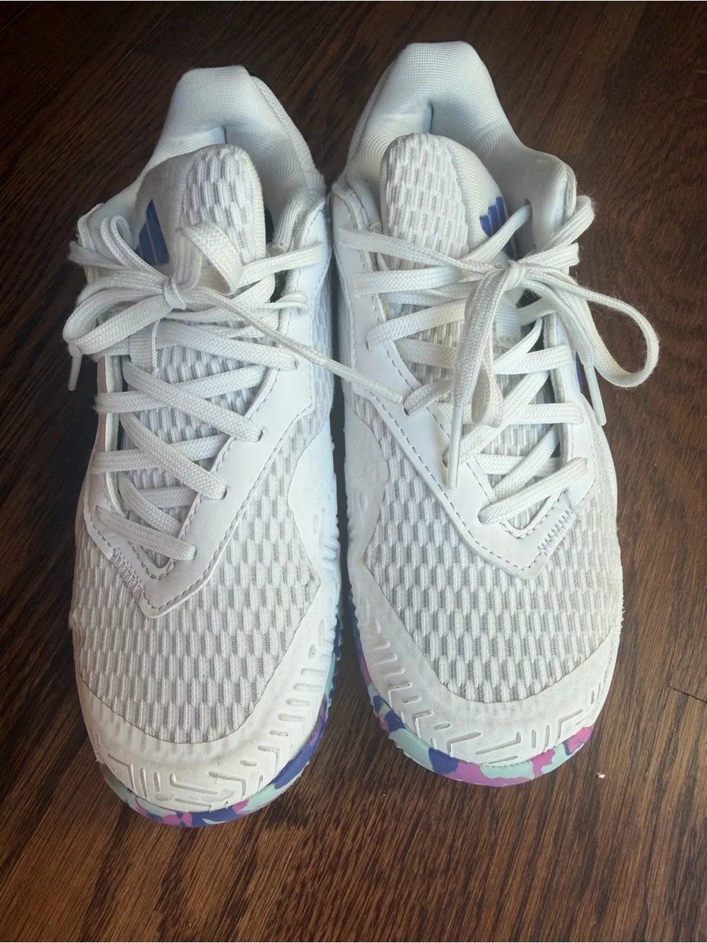 Adidas Performance Barricade Kids Size 1 Tennis Shoes
